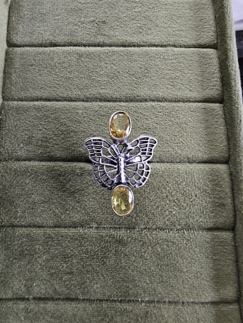 Silver Plated Ring Size 9.5